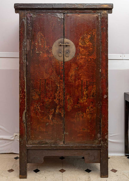 ARMOIRE ANCIENNE CHINOISE POLYCHROMIES