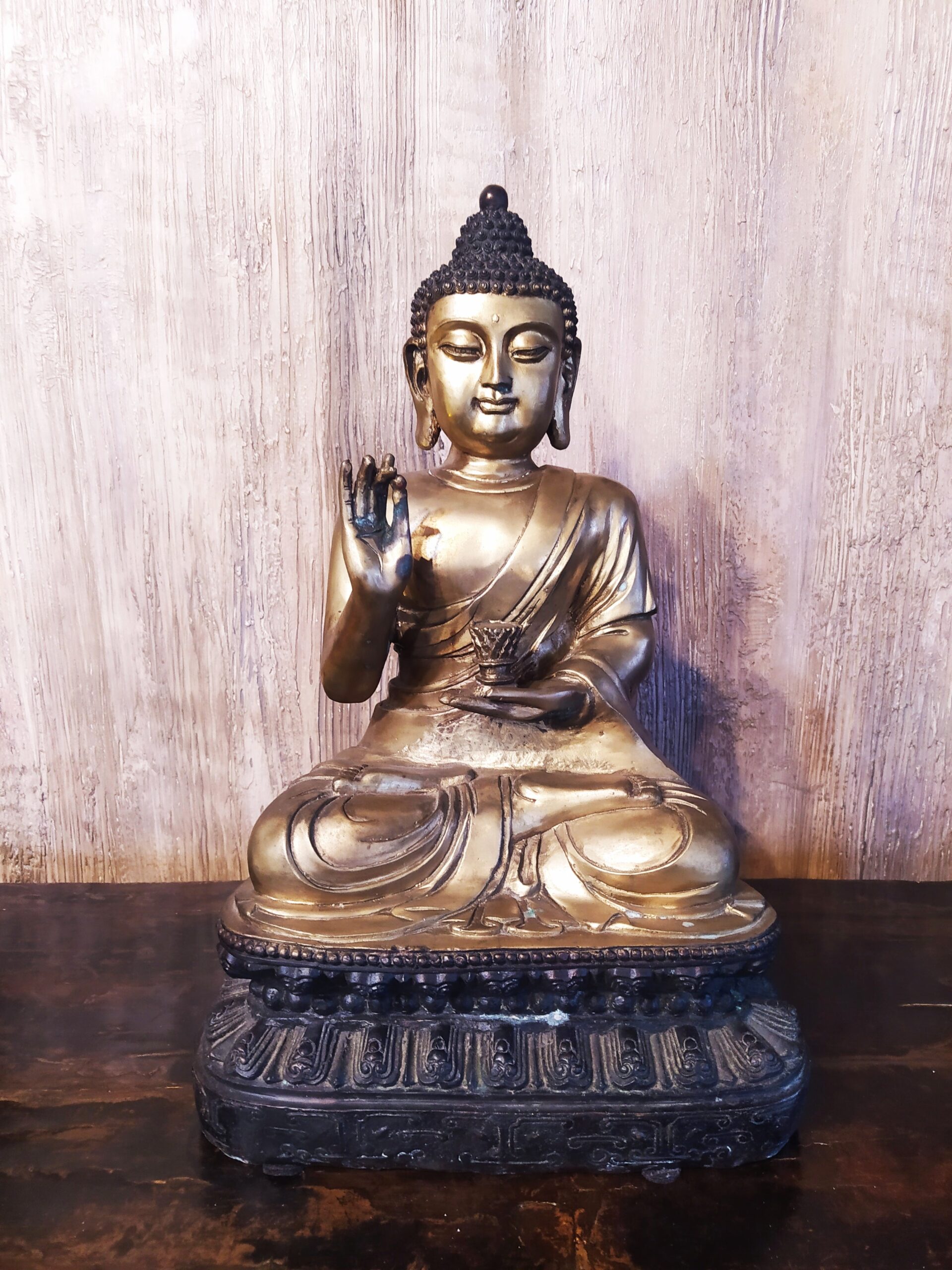 BOUDDHA EN BRONZE