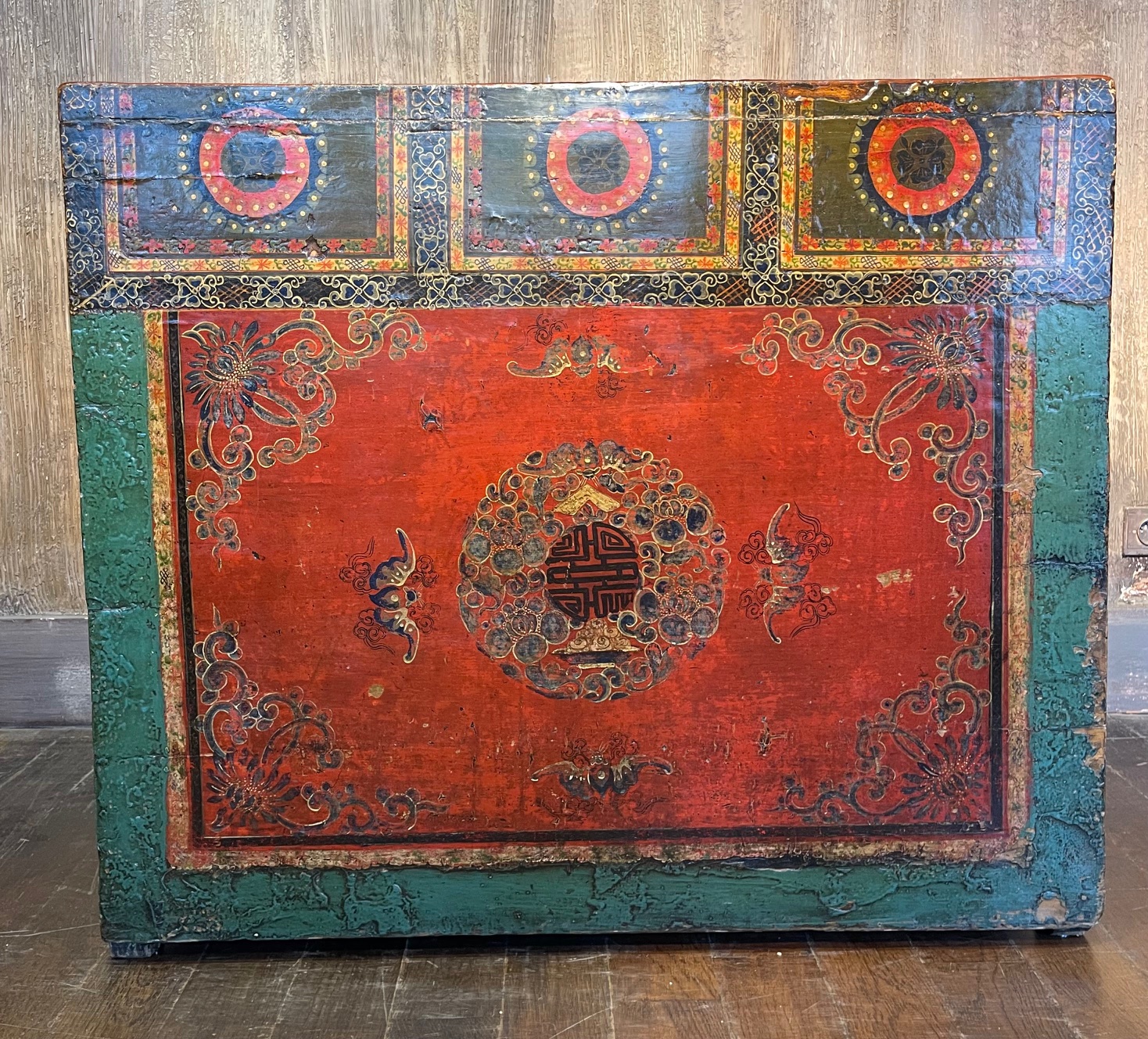 BUFFET ANCIEN  4 PORTES + 2 TIROIRS