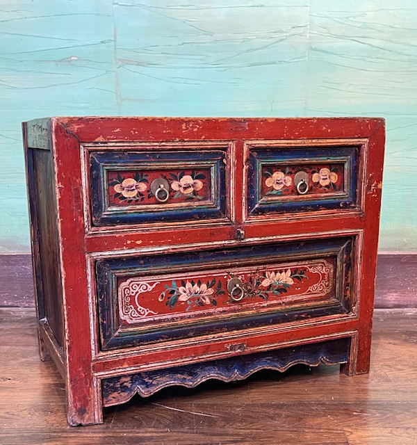 Commode ancienne chinoise 3 tiroirs